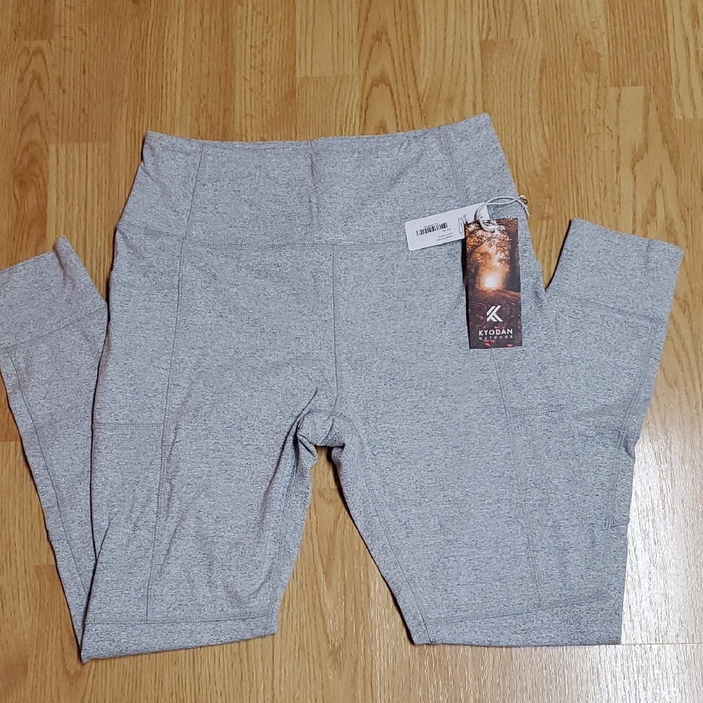 Kyodan Light Gray Mix Ladies/ Girls Leggings Size G/L